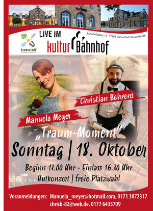 Bild vergr&ouml;&szlig;ern: Plakat KulturBahnhof Meyer_Behrens_18_10_2026