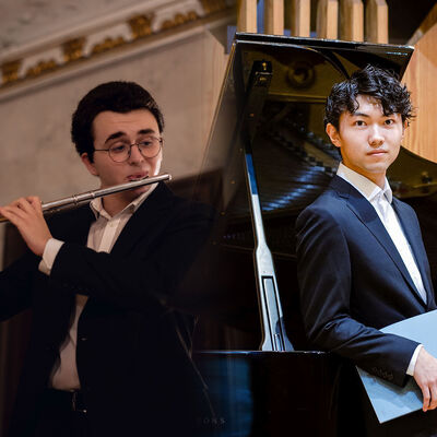 � Foto Fl�tist: privat / Foto Pianist: Kinga Janiszewski, Collage: Stadt Lennestadt